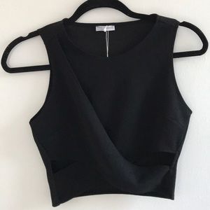 Zara Cut Out Crop Top